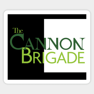 The Cannon Brigade - Logo w/ White Sticker